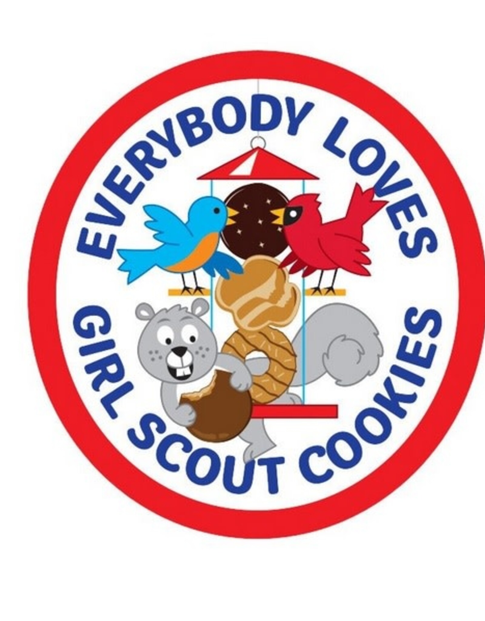 Everybody Loves Girl Scout Cookies w/ Squirrel Fun Patch