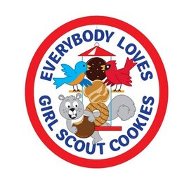 Everybody Loves Girl Scout Cookies w/ Squirrel Fun Patch