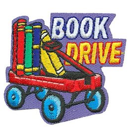 Advantage Emblem & Screen Prnt *Book Drive Books in Wagon Fun Patch