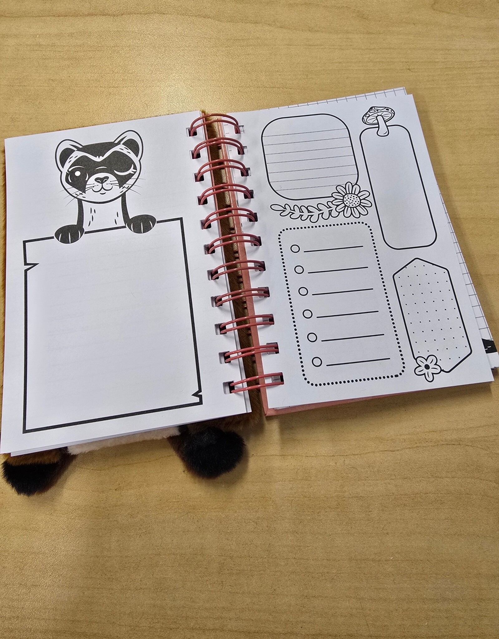 2026 Cookies Brave Fierce Fun Ferret Fuzzy Journal
