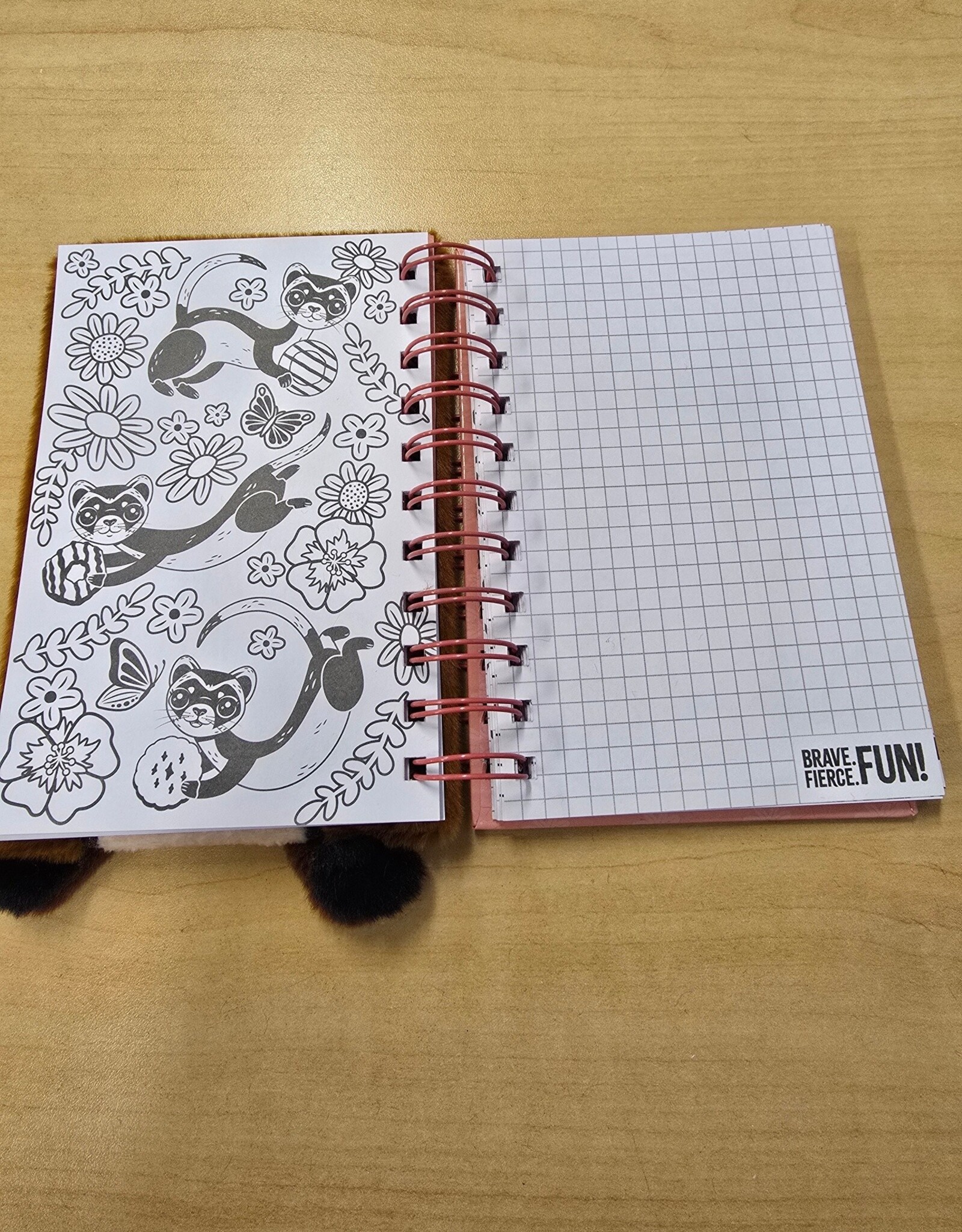 2026 Cookies Brave Fierce Fun Ferret Fuzzy Journal