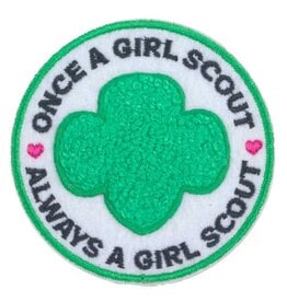 GSUSA Girl Scouts x Supermix Studio Once A Girl Scout Iron-On Super Fun Patch