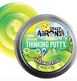 Crazy Aarons Mini Spring Frog - 2" Thinking Putty Tin