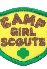 GSUSA Camp Girl Scouts Sew-On Patch