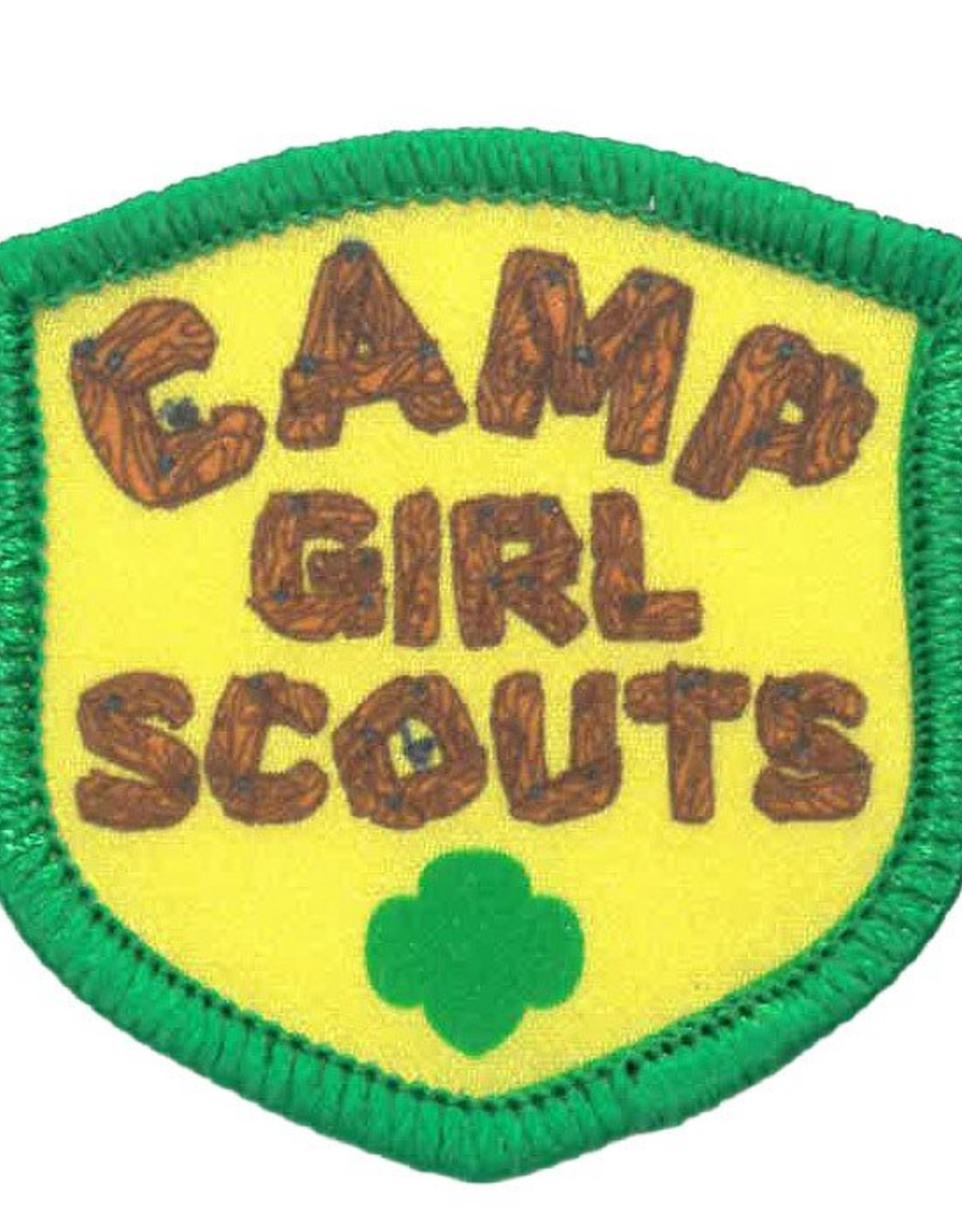 GSUSA Camp Girl Scouts Sew-On Patch