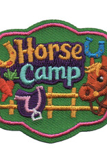 Horse Camp w/Carrot & Saddle Fun Patch