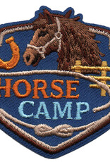 Horse Camp w/ Horseshoe and Rope Fun Patch