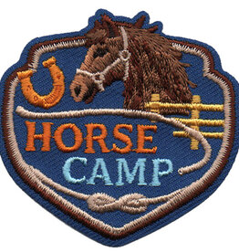 Horse Camp w/ Horseshoe and Rope Fun Patch