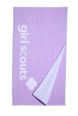 GIRL SCOUTS OF THE USA Girl Scouts Purple Going to Camp Pool Beach Towel
