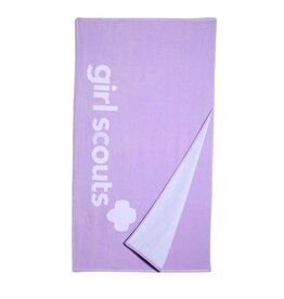GIRL SCOUTS OF THE USA Girl Scouts Purple Going to Camp Pool Beach Towel
