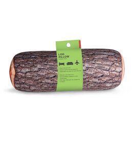 Kikkerland Log Shaped Pillow