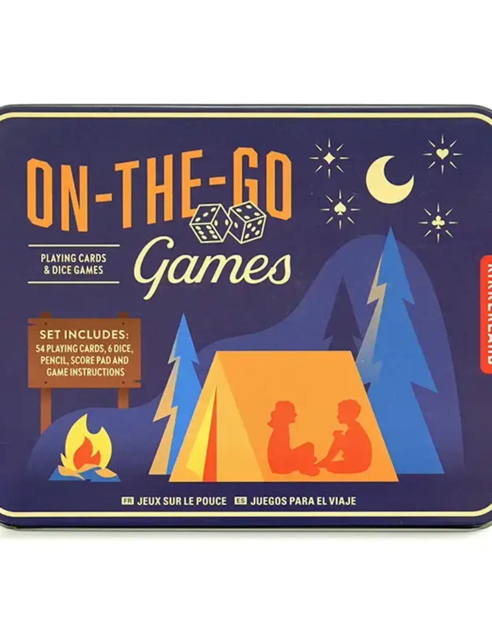 On the Go Games Set in Tin