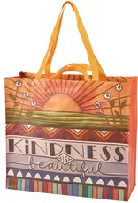 Kindness is Beautiful Shopping Tote Bag w/ Sun