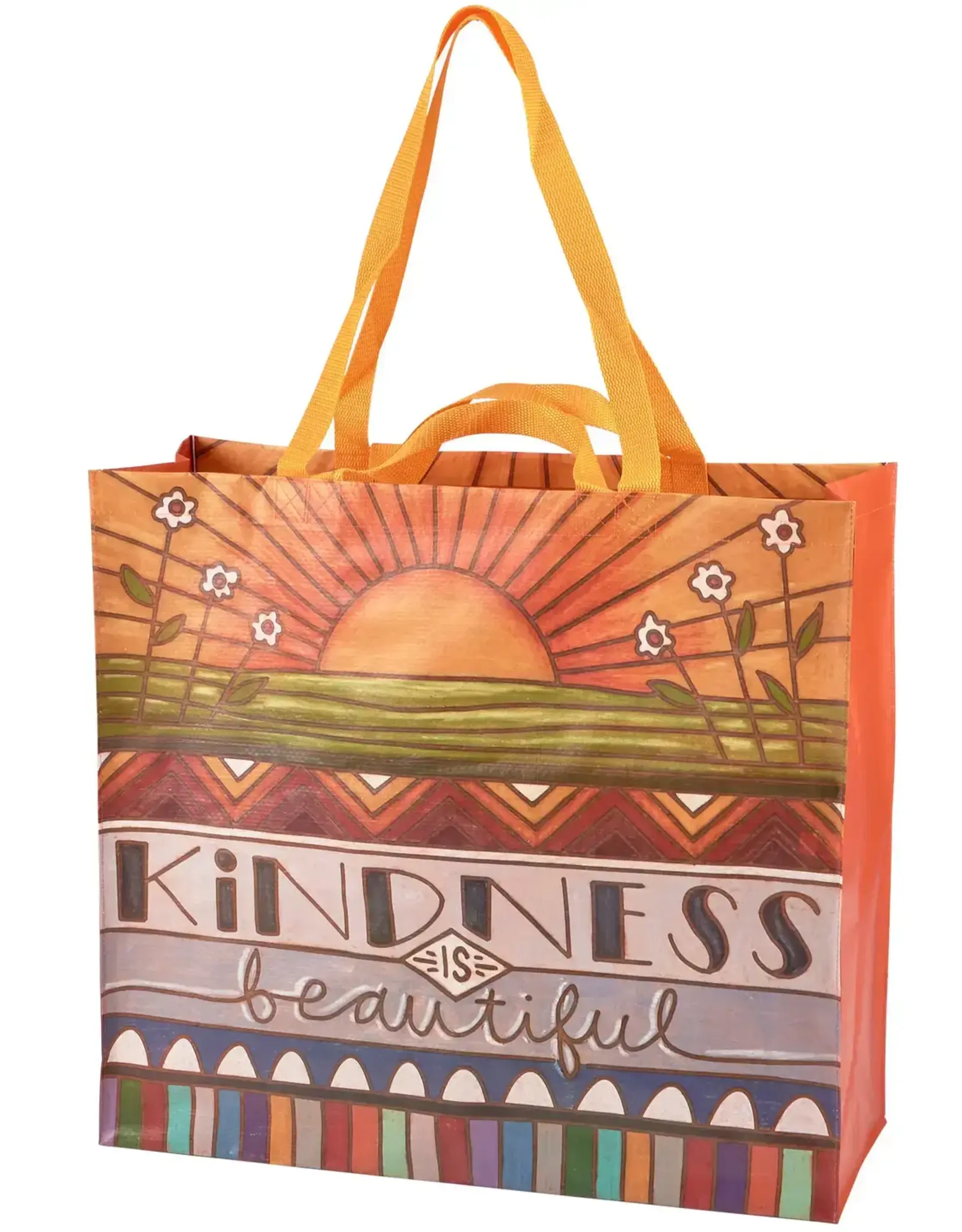 Kindness is Beautiful Shopping Tote Bag w/ Sun