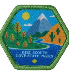 2026 Girl Scouts Love State Parks Sew-On Patch