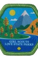 2026 Girl Scouts Love State Parks Sew-On Patch