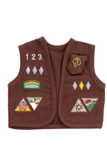 Fashion Doll Clothes - Brownie Vest Only