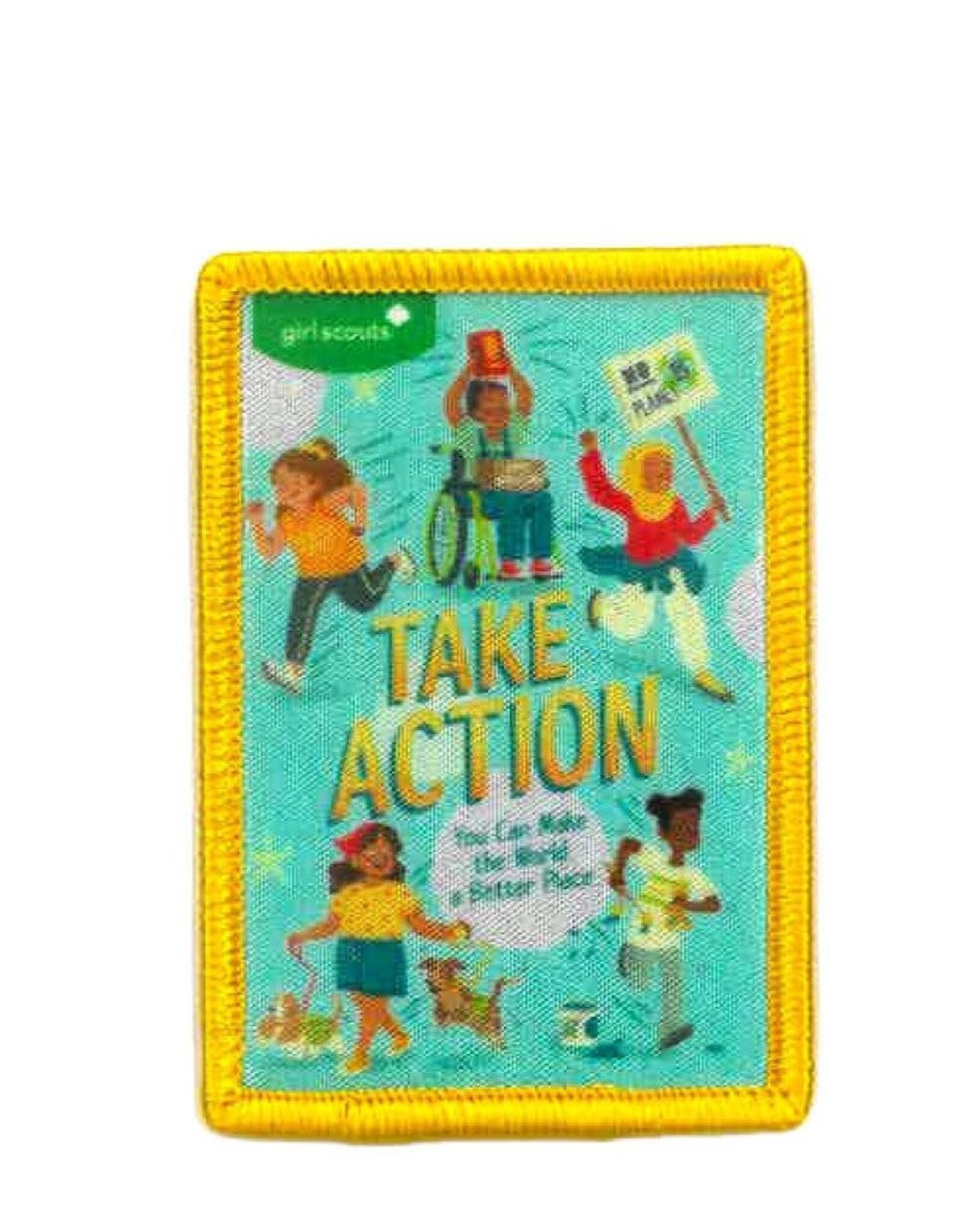 Take Action Book Fun Patch
