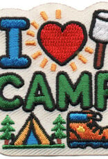 Advantage Emblem & Screen Prnt I Love Summer Camp Fun Patch