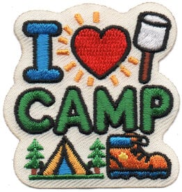 Advantage Emblem & Screen Prnt I Love Summer Camp Fun Patch