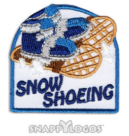 snappylogos Snow Shoeing Fun Patch (10955)