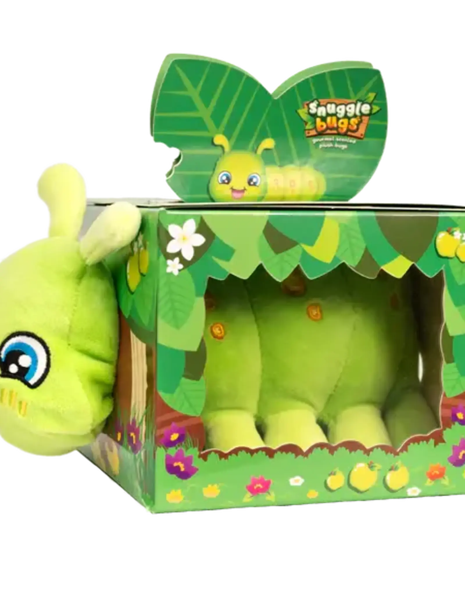 Snuggle Bug Caterpillar Green Apple Scented Plush