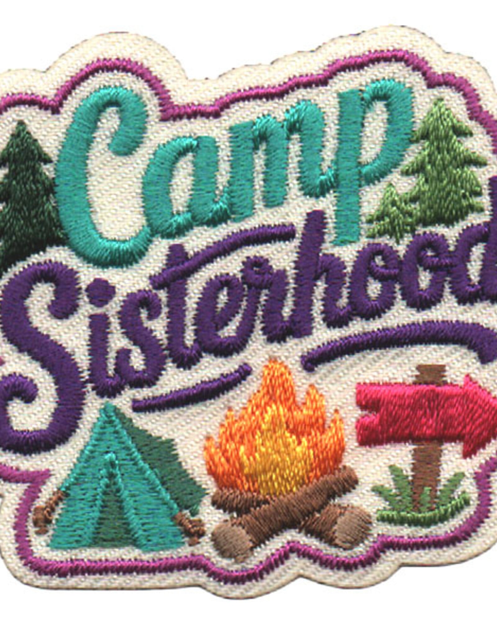 Advantage Emblem & Screen Prnt Camp Sisterhood Fun Patch