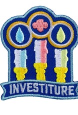 GS Investiture Candles Iron-On Patch