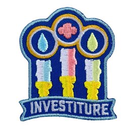 GSUSA GS Investiture Candles Iron-On Patch