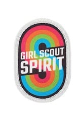 GSUSA Girl Scout Spirit Retro Fun Patch