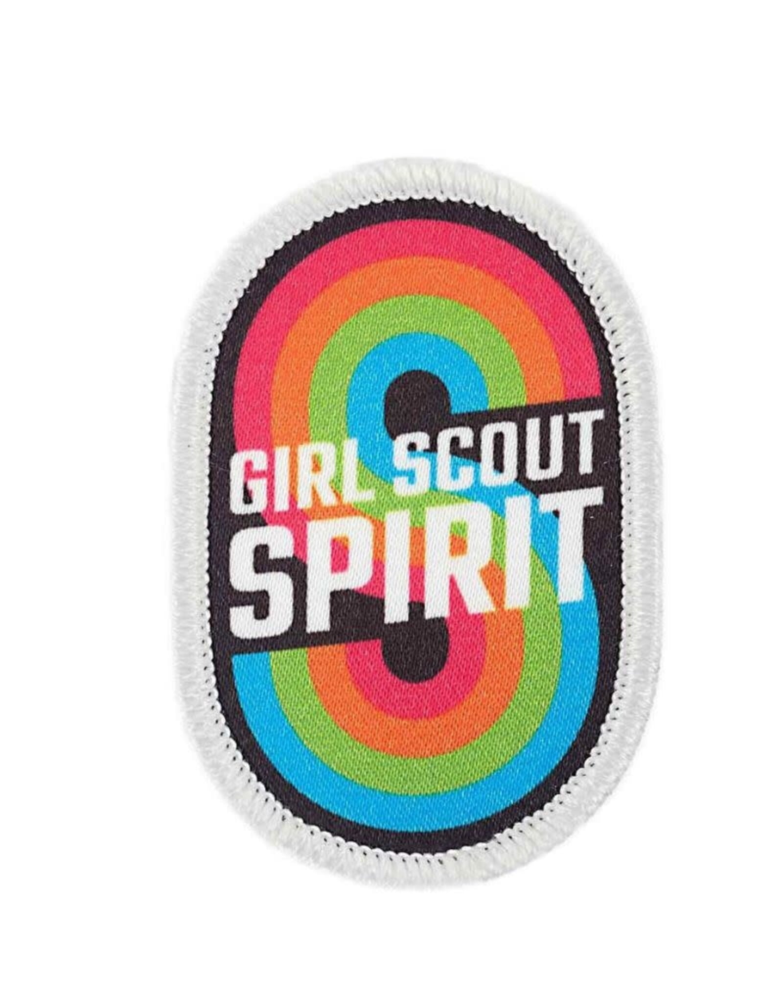 GSUSA Girl Scout Spirit Retro Fun Patch
