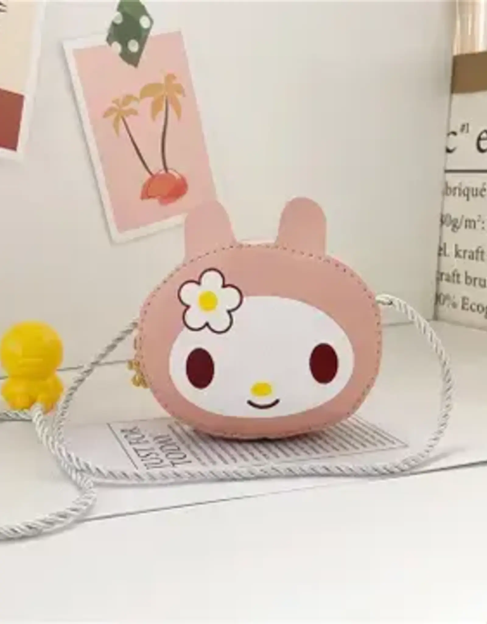 Girls My Melody Crossbody Bag  - Pink