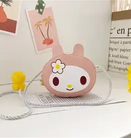 Girls My Melody Crossbody Bag  - Pink