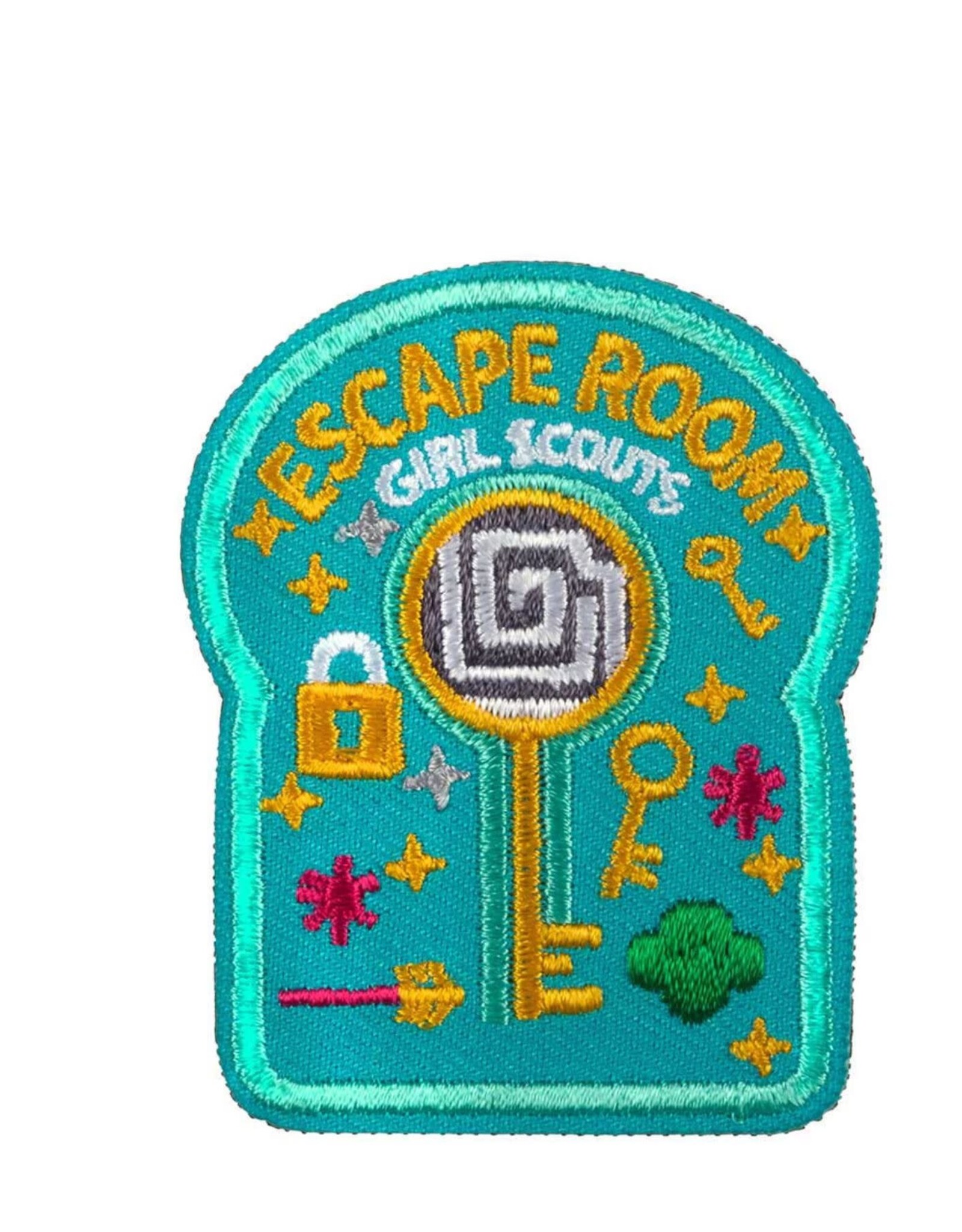 Girl Scouts Escape Room Fun Patch