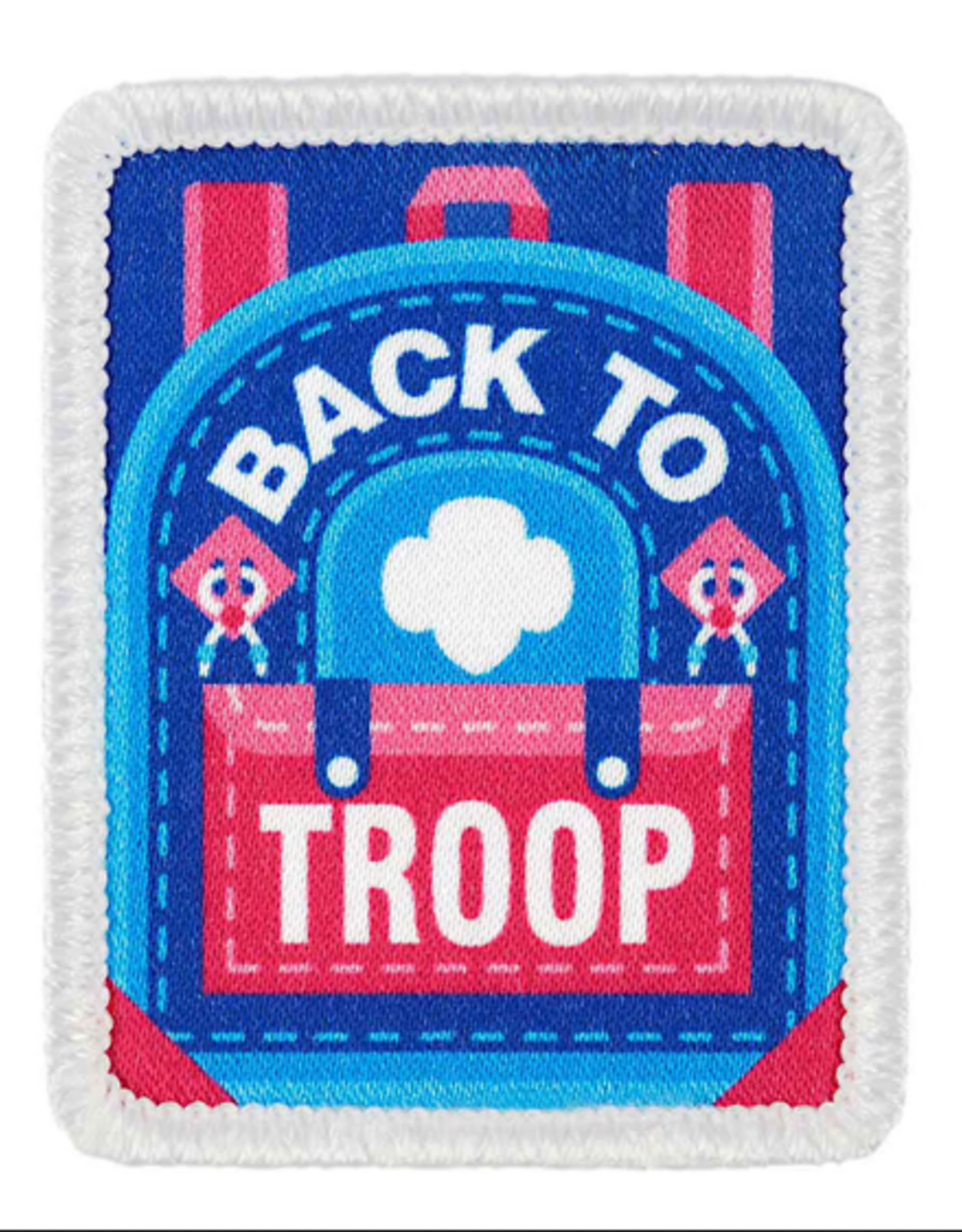 GSUSA Back To Troop Backpack Fun Patch