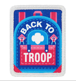 GSUSA Back To Troop Backpack Fun Patch