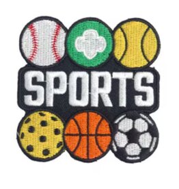 GSUSA Girl Scouts SPORTS Fun Patch
