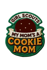 Cookie Mom Thin Mint Iron-On Fun Patch