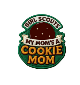 Cookie Mom Thin Mint Iron-On Fun Patch