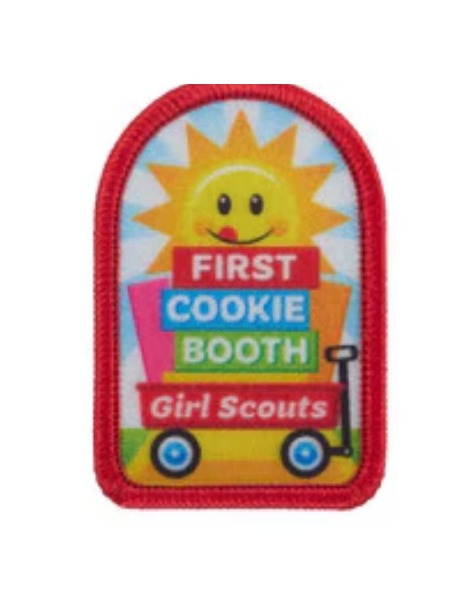GSUSA Girl Scouts First Cookie Booth w/ Wagon Fun Patch