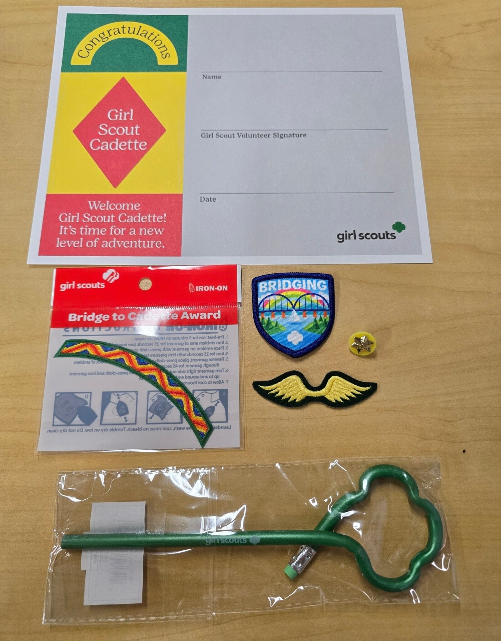 GSUSA Bridge to Cadette Kit