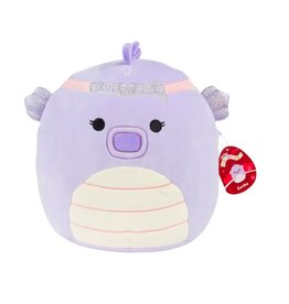 Squishmallow 12" Eartha The Purple Seahorse Plush