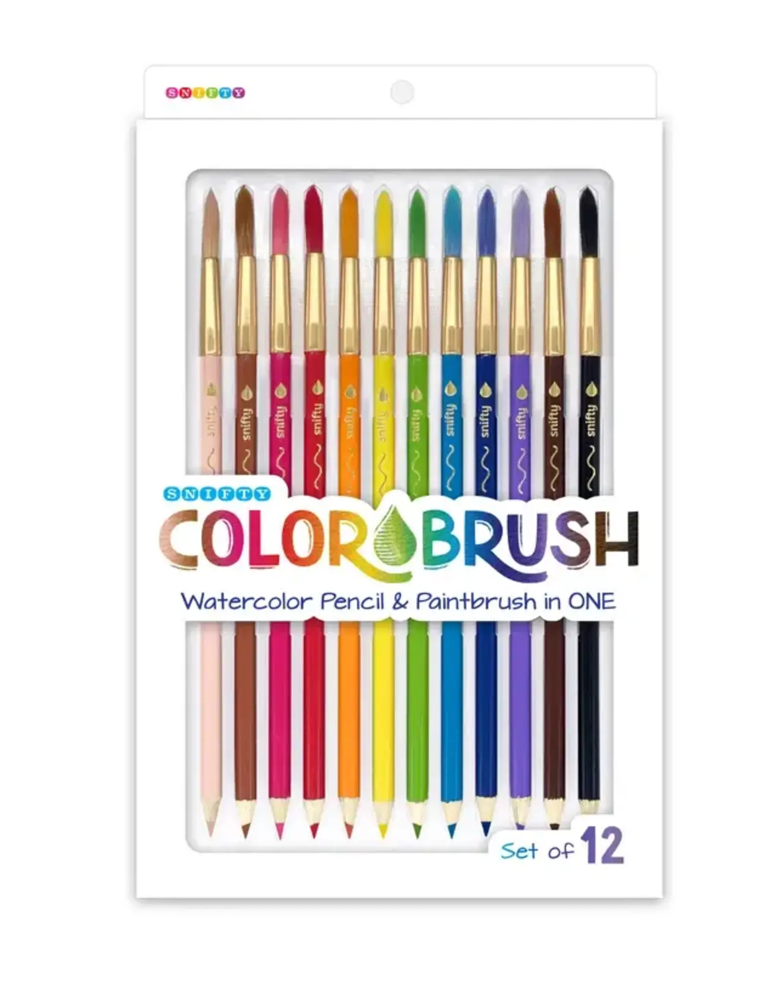 Colorbrush Set/12 Watercolor Brush & Pencil Combos