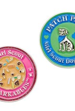 GIRL SCOUTS OF THE USA Sparkables and Patch Pals Pin Set