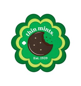 GSUSA Girl Scouts x Supermix Studio Thin Mints Iron-On Super Fun Patch