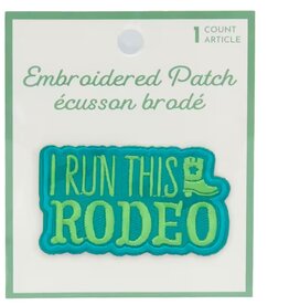 I Run This Rodeo Fun Patch