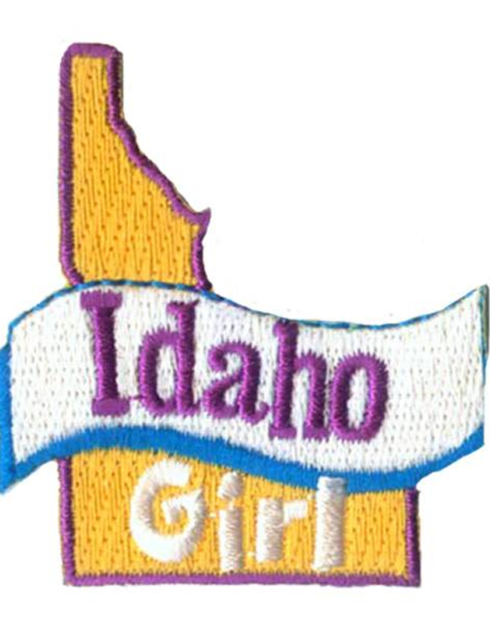 Advantage Emblem & Screen Prnt *Idaho Girl Fun Patch