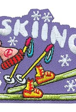 Advantage Emblem & Screen Prnt *Skiing Fun Patch