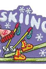 Advantage Emblem & Screen Prnt *Skiing Fun Patch