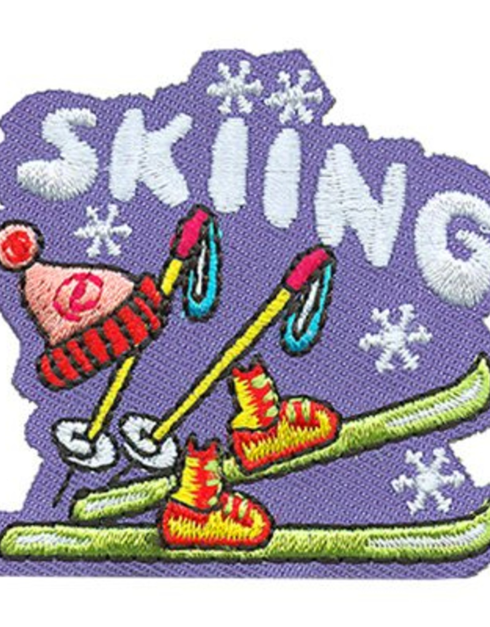 Advantage Emblem & Screen Prnt *Skiing Fun Patch